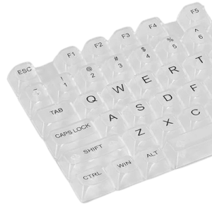 Redragon A135 Crystal KeyCaps, 147 Keys Standard Doubleshot PBT