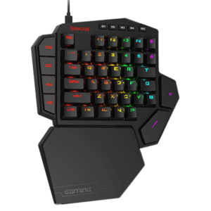 Redragon K585 RGB DITI One-Handed Mechanical Gaming Keyboard - Blue Switches