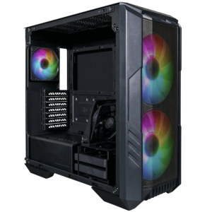 Cooler Master HAF 500 ARGB Mid-Tower ATX Case - Black