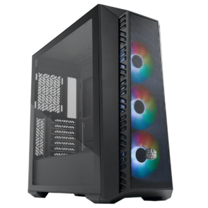 Cooler Master MasterBox 520 Mesh ARGB Mid-Tower ATX Case - Black