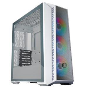 Cooler Master MasterBox 520 Mesh ARGB Mid-Tower ATX Case - White
