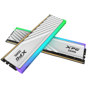 XPG Lancer Blade RGB 32GB (2x16GB) 6000MHz C30 DDR5 DRAM Memory - White