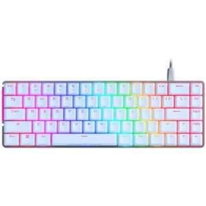 Asus Rog Falchion Ace 65% Compact Gaming Keyboard - White - Red Switches
