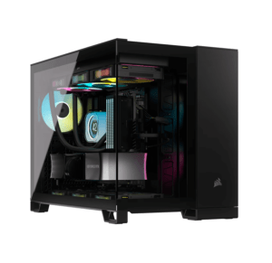 Corsair 2500X Mid-Tower Dual Chamber microATX Case - Black