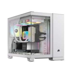 Corsair 2500X Mid-Tower Dual Chamber microATX Case - White