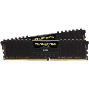 Corsair Vengeance LPX 64GB (2x32GB) 3600MHz C18 DDR4 DRAM Memory Kit - Black