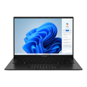 Asus Zenbook UM3406HA-QL096 Laptop - AMD Ryzen 7 8840HS, 16GB DDR5, 1TB Nvme SSD, 14" WUXGA OLED Touchscreen, DOS - Jade Black