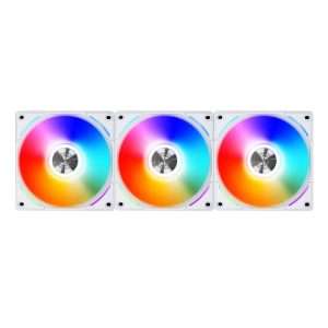 Lian Li UNI Fan AL120 ARGB 120mm 3 Pack Case Fan - White